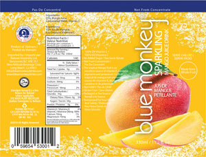 Sparkling Mango Juice 11.2oz/330ml - 12 pack