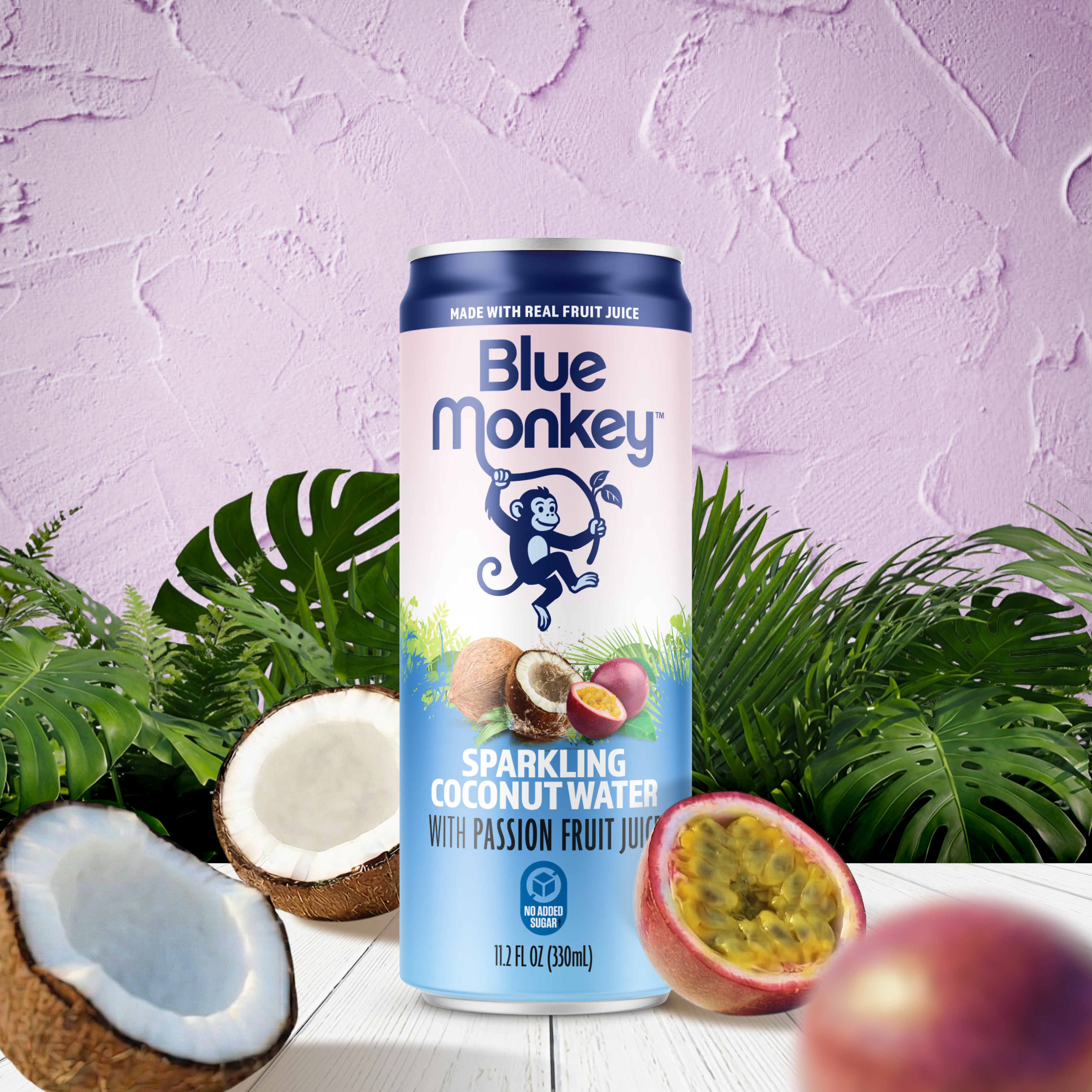 Sparkling Coconut Water with Passion Fruit 11.2oz/330ml - 12 pack