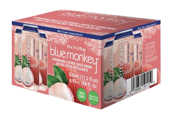 NEW Sparkling Lychee Juice 11.2oz/33oml - 15 pack