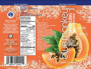 Sparkling Papaya Juice 11.2oz/330ml - 12 pack