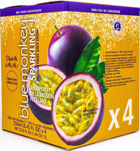 Sparkling Passion Fruit Juice 8.45oz/250ml - 6x4 Packs