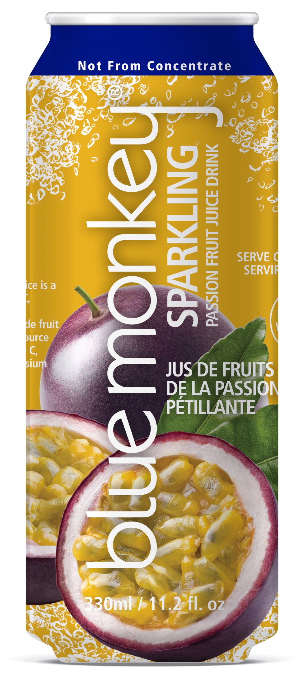 Sparkling Passion Fruit Juice 11.2oz/330ml - 12 pack