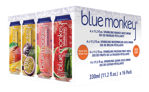 NEW Sparkling Tropical Juice Multi-Pack 11.2oz/33oml - 16 pack